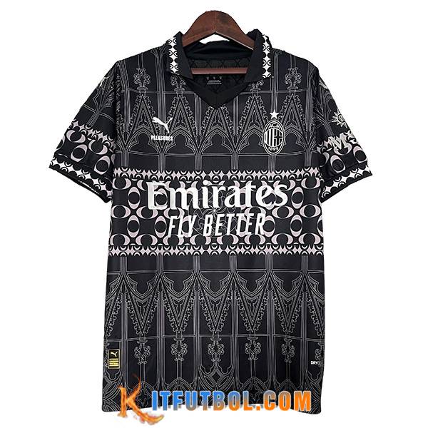 Camiseta Entrenamiento AC Milan Negro/Blanco 2024/2025
