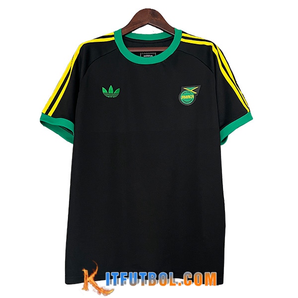 Camiseta Entrenamiento Jamaica Negro/Verde/Amarillo 2024/2025