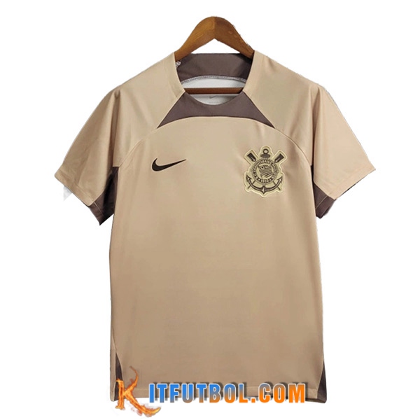 Camiseta Entrenamiento Corinthians Marrón 2024/2025