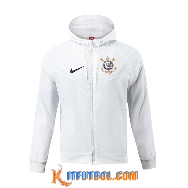 Rompevientos Corinthians Blanco 2024/2025