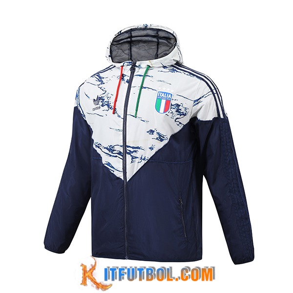 Rompevientos Italia Blanco/Azul 2024/2025