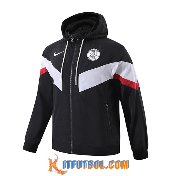 Rompevientos PSG Negro/Blanco 2024/2025