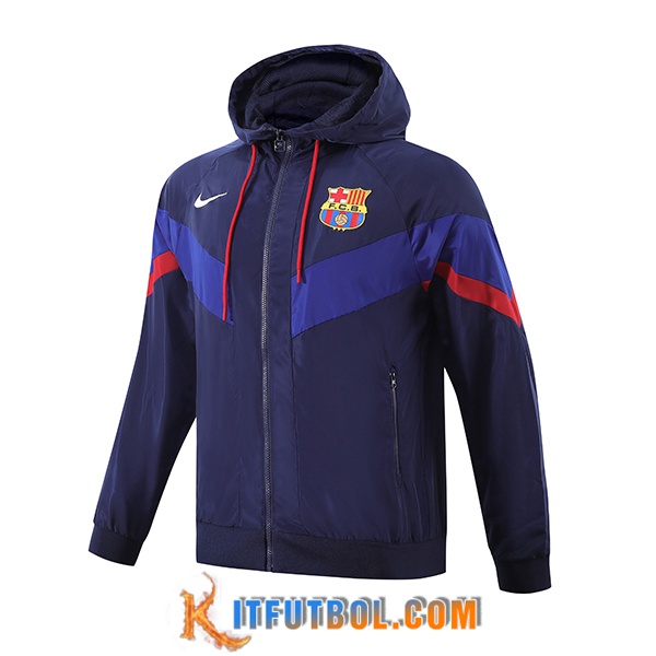 Rompevientos FC Barcelona Azul Oscuro 2024/2025