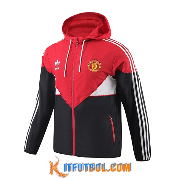 Rompevientos Manchester United Rojo/Negro 2024/2025
