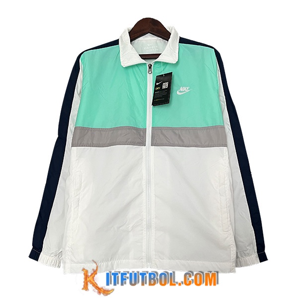 Rompevientos Nike Negro/Blanco/Verde/Gris 2024/2025