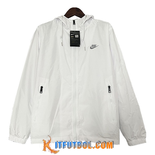 Rompevientos Nike Blanco/Gris 2024/2025