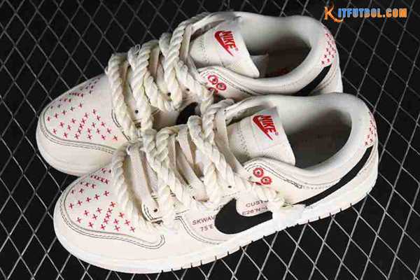 Nike SB Dunk Low Blanco/Negro/Rojo DV0834-100