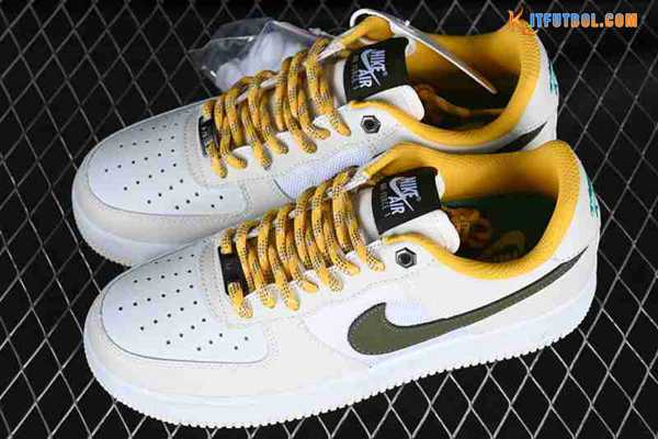 Nike Air Force 1'07 Low Blanco/Amarillo/Verde FV3628-031