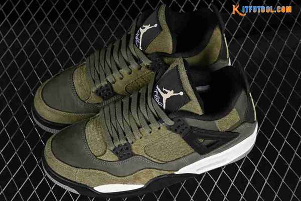 Nike Air Jordan 4 Retro AJ4 Negro/Verde FB9927-200