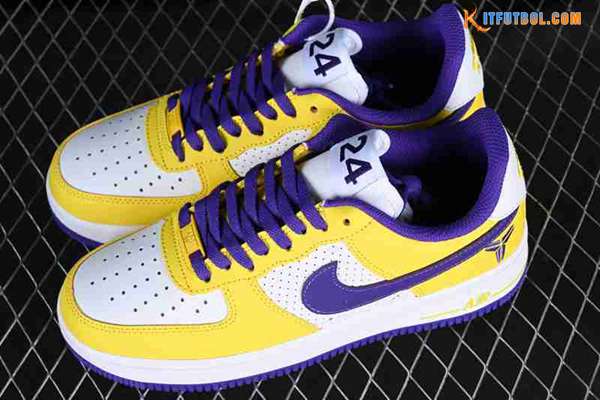 Nike Air Force 1'07 Low Blanco/Amarillo/Violeta 314192-151