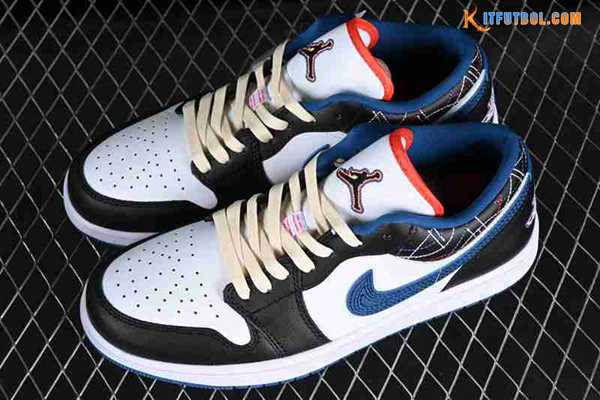 Nike Air Jordan 1 Low Blanco/Negro/Azul FV3622-141