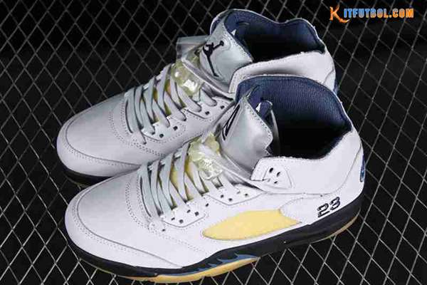 Nike Air Jordan 5 AJ5 Blanco/Amarillo/Azul FZ5758-004