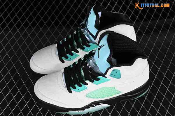 Nike Air Jordan 5 AJ5 Blanco/Negro/Verde CN2932-100