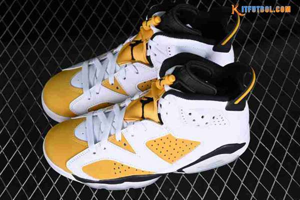 Nike Air Jordan 6 Retro "Yellow Ochre" AJ6 Blanco/Amarillo CT8529-170-02