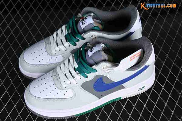 Nike Air Force 1'07 Blanco/Gris/Verde/Azul FB9035-001