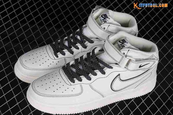 Nike Air Force 1'07 Mid Blanco/Negro BY6899-693