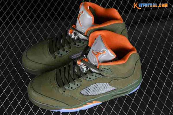 Nike Air Jordan 5 AJ5 Verde/Naranja DD0587-308