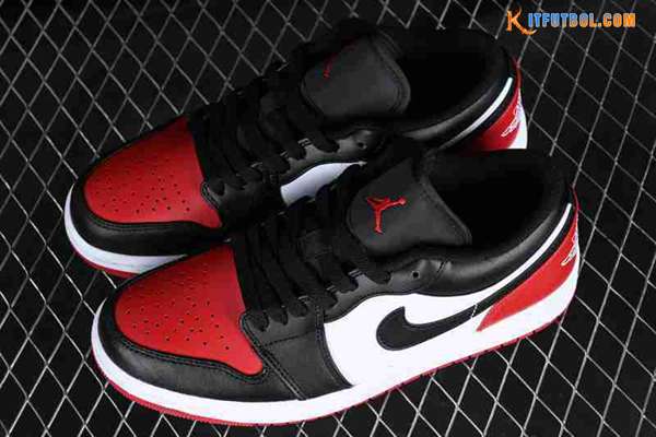 Nike Air Jordan 1 Low Blanco/Negro/Rojo 553558-16115