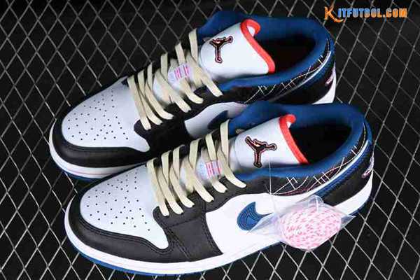 Nike Air Jordan 1 Low Blanco/Negro/Azul FV3622-141 -02