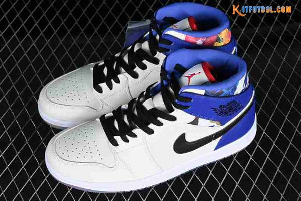 Nike Air Jordan 1 Mid Blanco/Negro/Azul FD4330-101