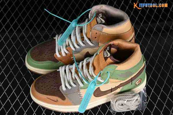 Nike Air Jordan 1 High Zoom CMFT Pardo/Verde DZ7292-100