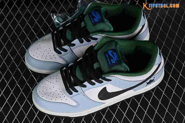Nike SB Dunk Low Blanco/Negro/Azul/Verde 313170-021-03