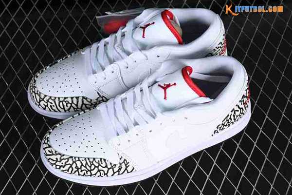 Nike Air Jordan 1 Low Blanco/Negro/Rojo 338145-162