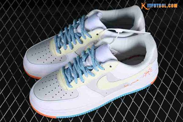 Nike Air Force 1'07 Low Blanco/Gris/Amarillo/Azul DH2920-111