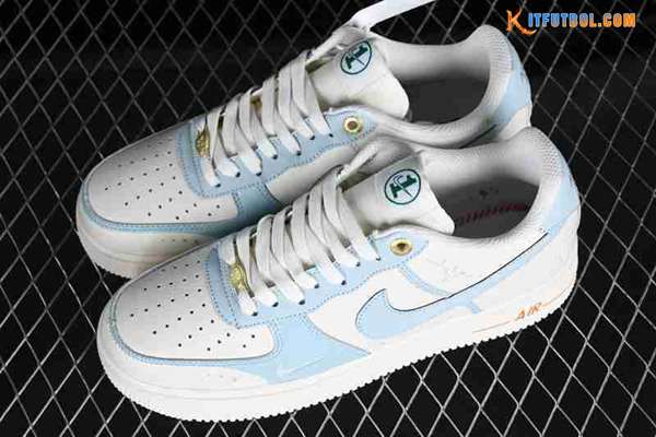 Nike Air Force 1'07 Low Blanco/Azul DQ7582-101