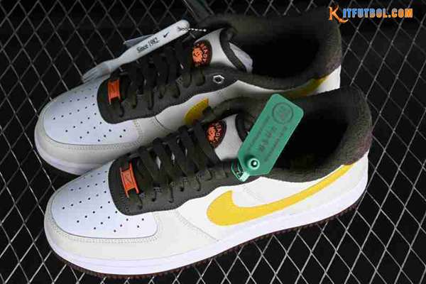 Nike Air Force 1'07 Low Blanco/Beige/Negro/Amarillo FV3647-171