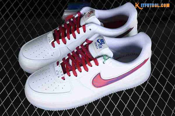 Nike Air Force 1'07 Low Blanco/Rojo BQ8448-100