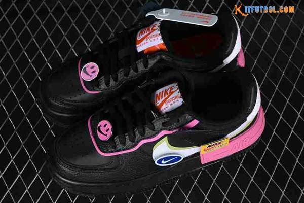 Nike Air Force 1'07 Low Negro/Rosa CU4743-001