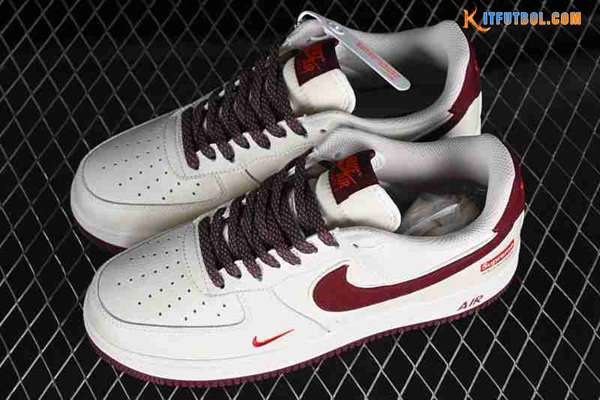 Nike Air Force 1'07 Low Blanco/Rojo/Pardo HD9888-002