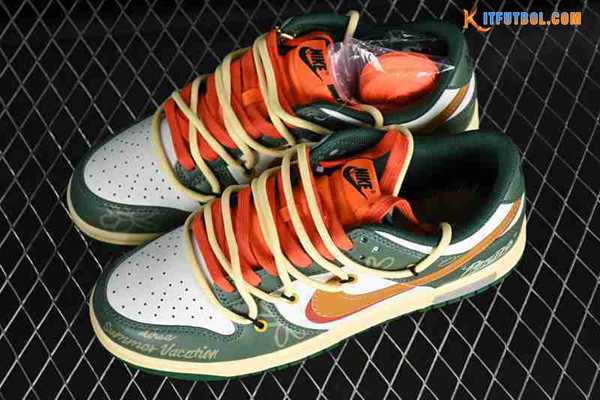 Nike SB Dunk Low Blanco/Verde/Naranja DD1391-300-02
