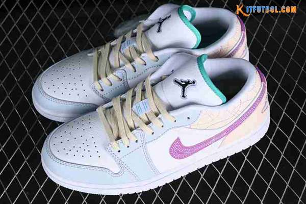 Nike Air Jordan 1 Low Blanco/Beige/Azul/Violeta FV3623-151