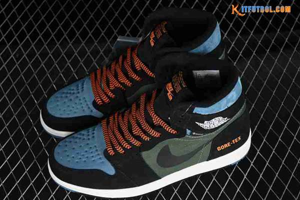 Nike Air Jordan 1 High Zoom CMFT Negro/Verde/Azul DB2889-003