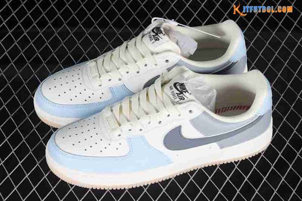 Nike Air Force 1'07 Low Blanco/Gris/Azul AA1366-401