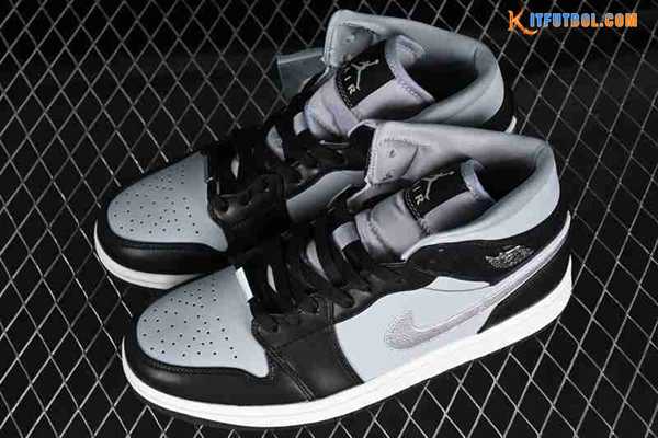 Nike Air Jordan 1 Mid Gris/Negro FB9892-002-02