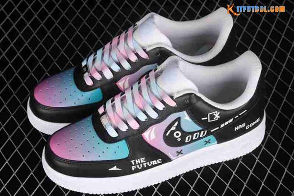 Nike Air Force 1'07 Low Negro/Rosa/Azul CW2288-111
