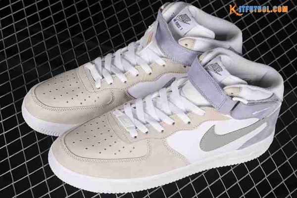 Nike Air Force 1'07 Mid Blanco/Gris/Amarillo/Violeta AL6896-557