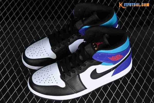 Nike Air Jordan 1 Mid Blanco/Negro/Azul DQ8426-154