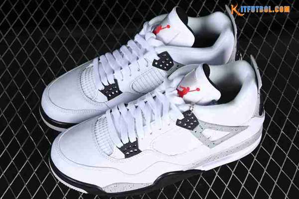 Nike Air Jordan 4 Retro AJ4 Blanco/Gris/Negro 840606-192