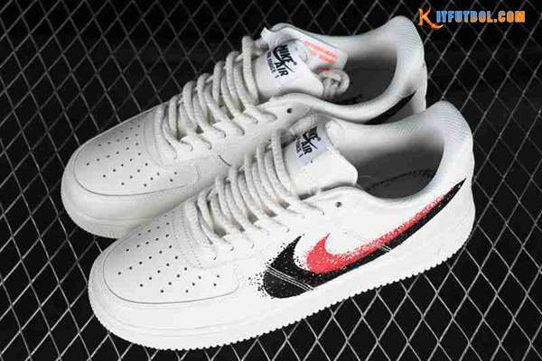 Nike Air Force 1'07 Low Blanco/Negro/Rojo FD0660-300