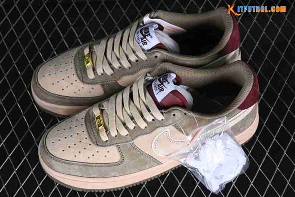 Nike Air Force 1'07 Low Gris/Pardo/Rojo AV0383-229