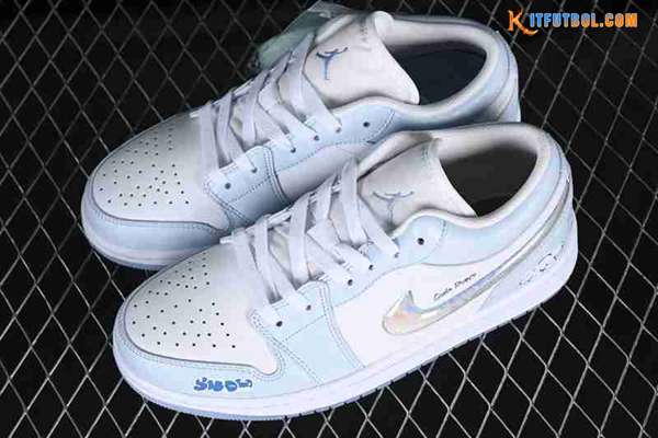 Nike Air Jordan 1 Low Blanco/Azul FQ9112-100