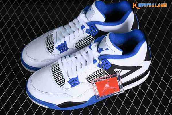 Nike Air Jordan 4 Retro AJ4 Blanco/Negro/Azul 308497-117