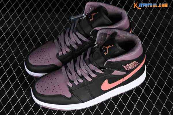 Nike Air Jordan 1 Mid Negro/Violeta/Naranja FB9911-008