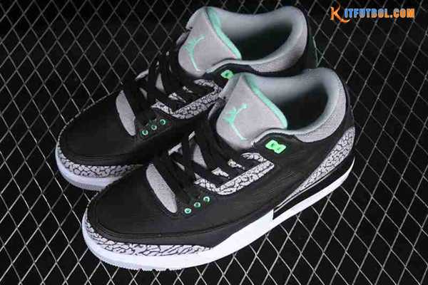 Nike Air Jordan 3 Retro AJ3 Gris/Negro/Verde CT8532-031