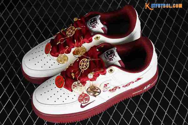 Nike Air Force 1'07 Low Blanco/Rojo DQ7582-100