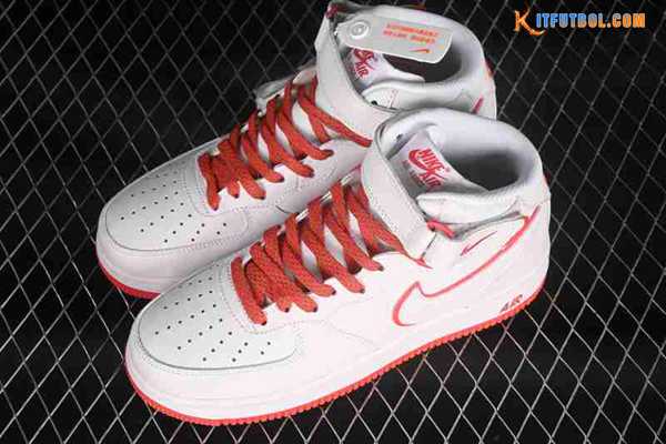Nike Air Force 1'07 Mid Blanco/Rojo WP5623-832